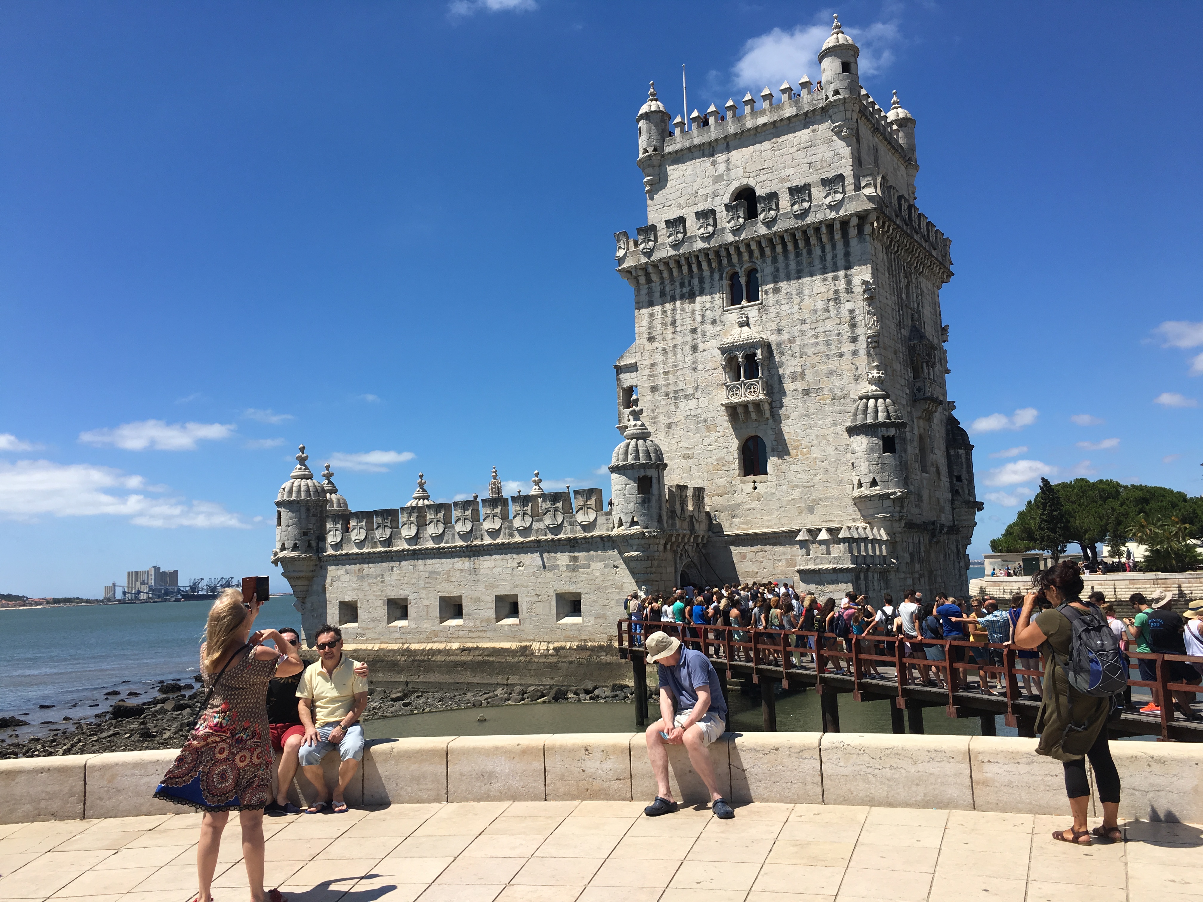 Torre de Belém lotada
