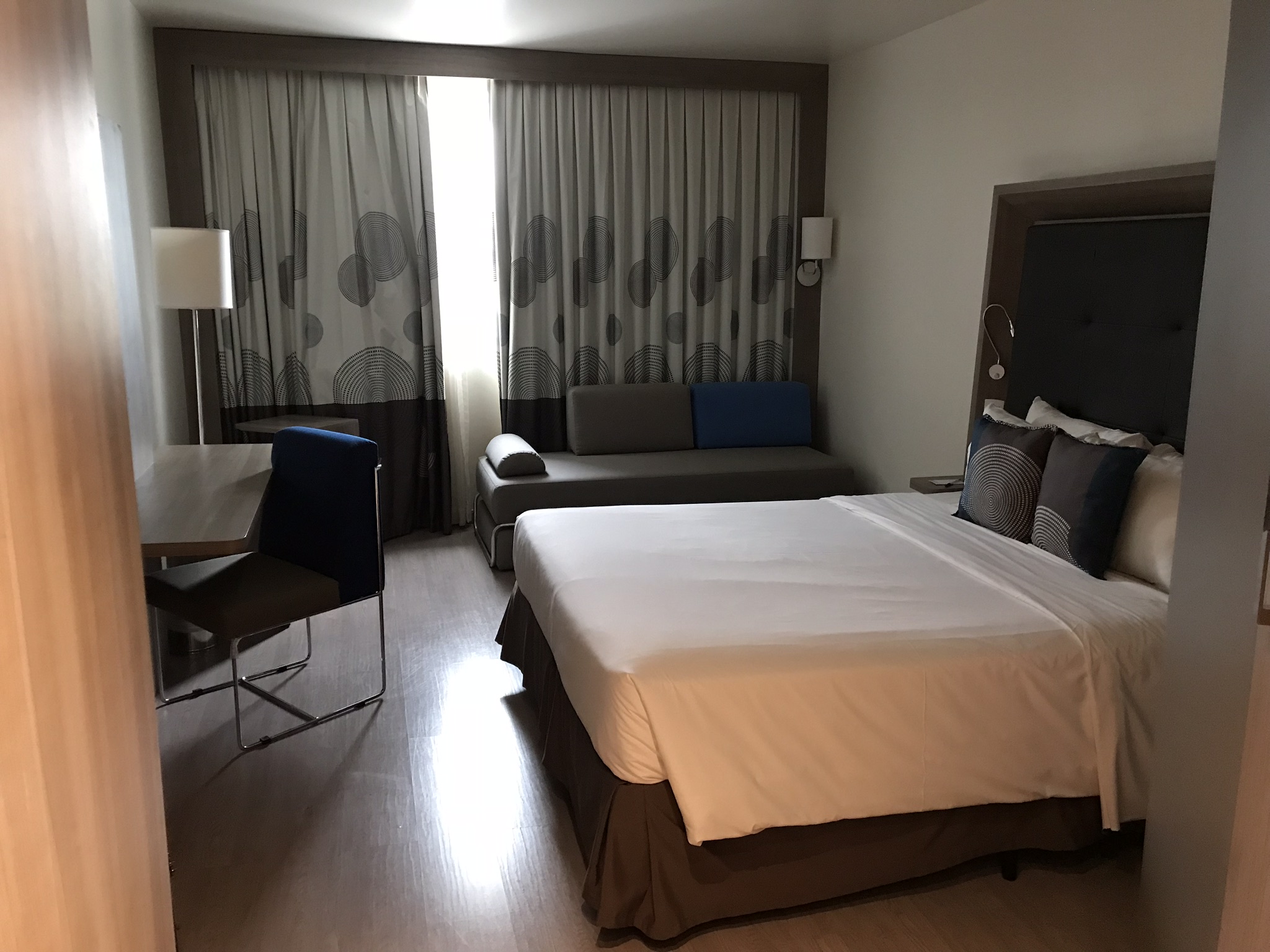 quarto do novotel parque olímpico